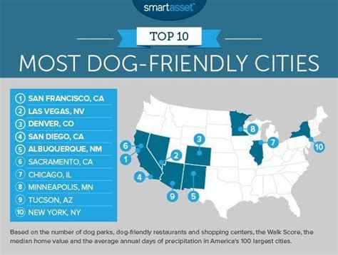 cities with the most dogs