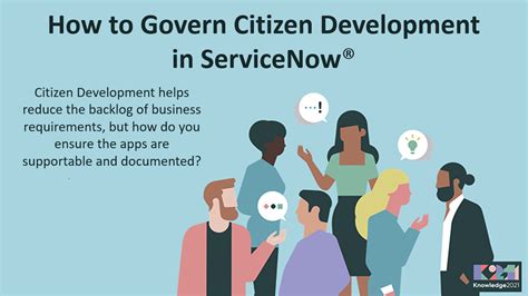 citizen dev servicenow