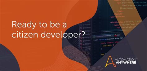 citizen developer automation anywhere