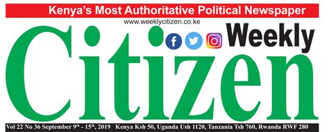 citizen weekly newspaper kenya