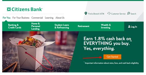 citizens bank checking account apply online