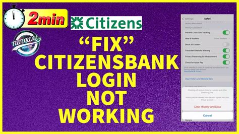 citizens bank login problems today