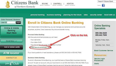 citizens bank of kentucky online login