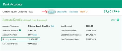 citizens bank tax id