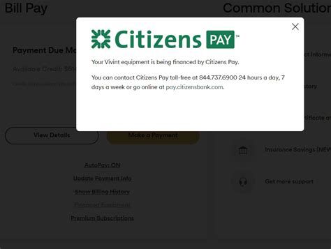 citizens pay vivint