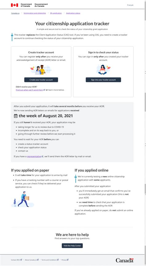 citizenship application tracker 2021