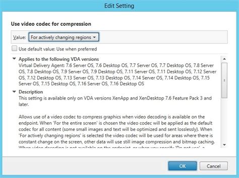 Citrix Use Hardware Encoding For Video Codec