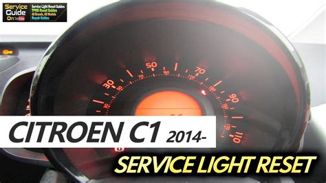citroen c1 engine management light reset