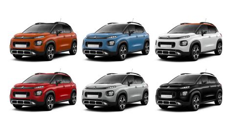 citroen c3 aircross colours available in uk