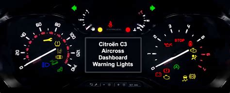citroen c3 dashboard lights