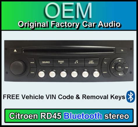 citroen c4 bluetooth authentication code