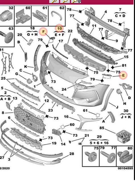 citroen ds3 front bumper parts