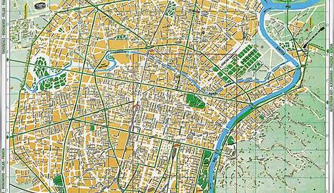 City Map Of Turin Italy