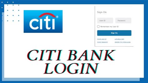 city bank card online login