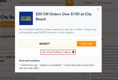 City Beach Promo Code Australia