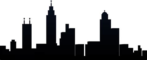 city buildings silhouette