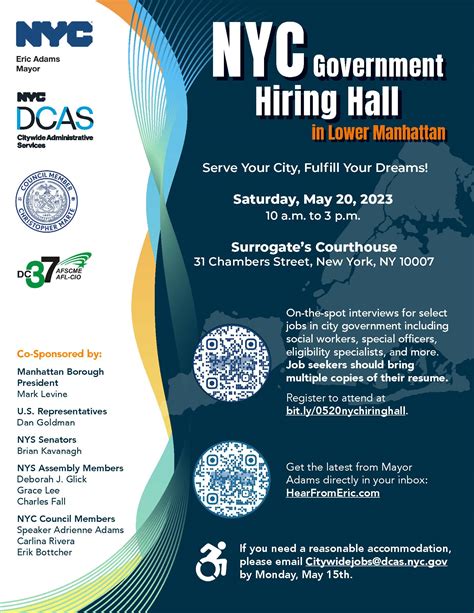 city hall jobs hiring