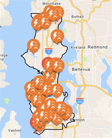 city light outage map