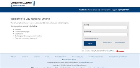 city national bank online florida