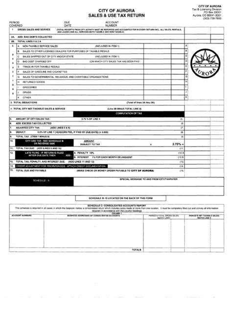 city of aurora sales tax license application
