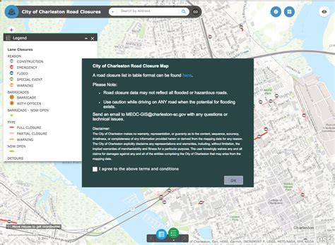 city of charleston road closures