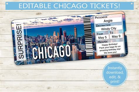 city of chicago tickets