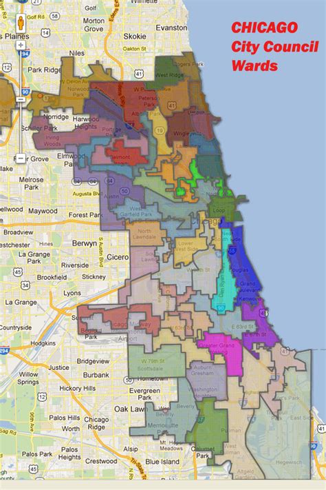 city of chicago ward map