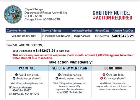 city of chicago water bill pay online