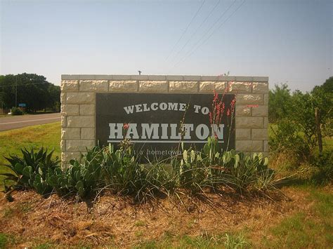 city of hamilton hamilton texas