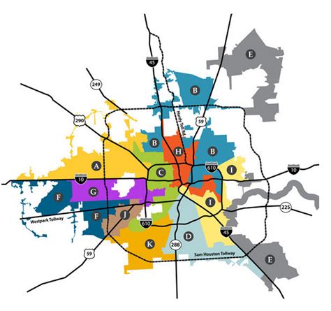 city of houston city council district map