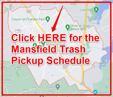 city of mansfield trash