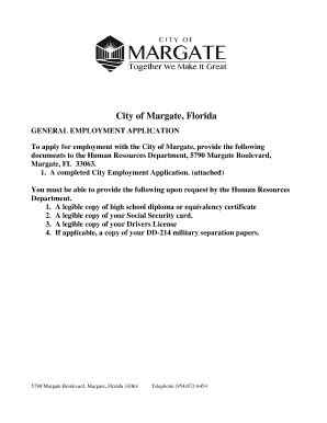 city of margate jobs opportunities