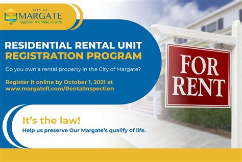 city of margate rental registration