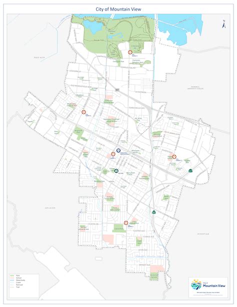 city of mountain view map