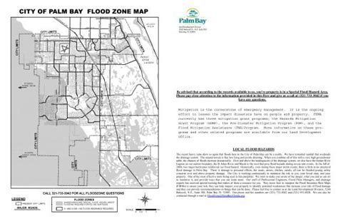 city of palm bay flood zone map