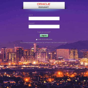 city of phoenix echris employee login