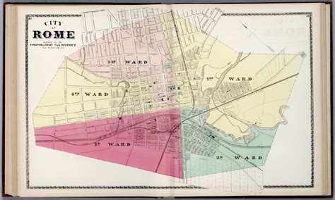 city of rome ny map