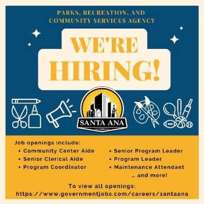 city of santa ana jobs hiring