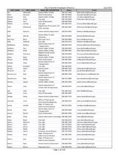 city of tukwila staff directory