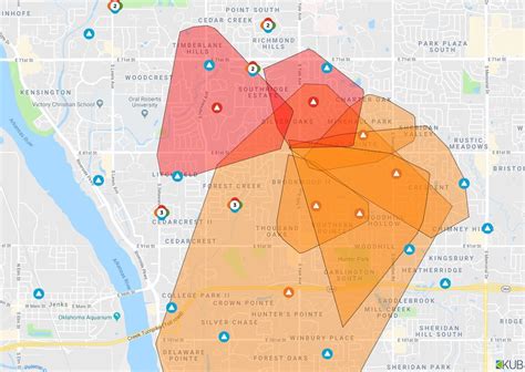 city public service outage map