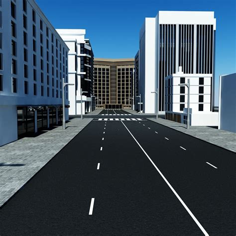city street 3d model