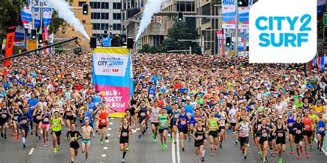 city to surf average time