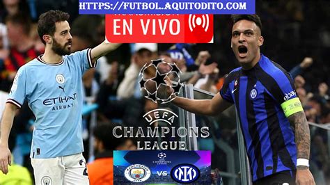 city vs inter milan en vivo