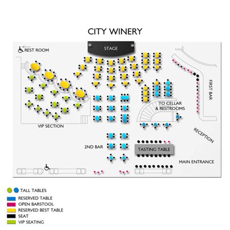 city winery nyc seating chart