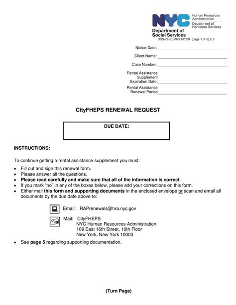 cityfheps renewal forms