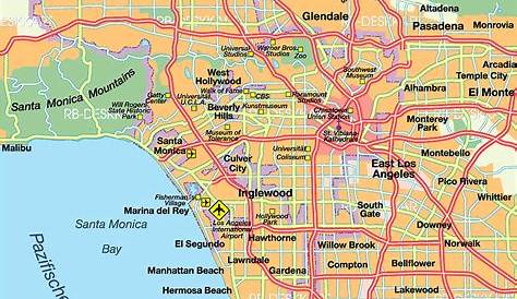 Los Angeles California Mapa - Banco de fotos e imágenes de stock - iStock