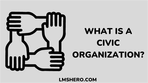 civic organizations meaning