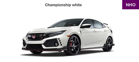 civic type r white color code