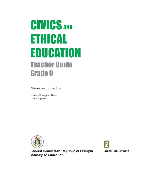 civics and ethical education