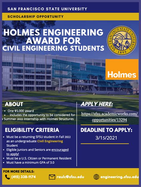 civil engineering scholarships and grants